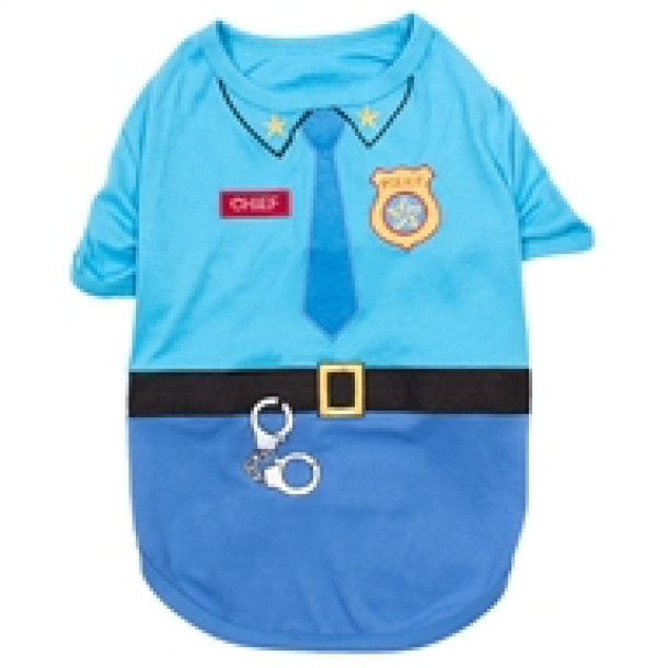 T-shirt para cachorro Police - Azul