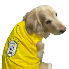 Regata Copa do Mundo - Pet - Brasil - Amarela
